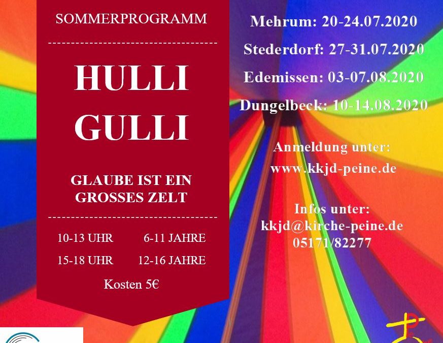 Kreativitätsfondue – Hulli Gulli – Das Sommerferienprogramm der Evangelischen Jugend Peine